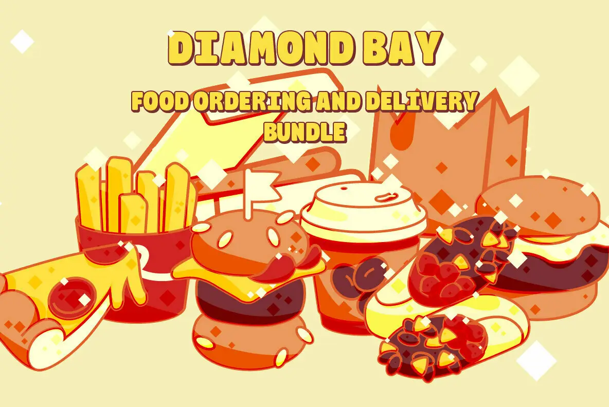 Diamond Bay Food Ordering and Food Delivery Bundle