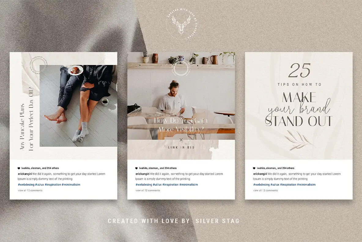 Elodie - Instagram Post Templates Graphics - YouWorkForThem