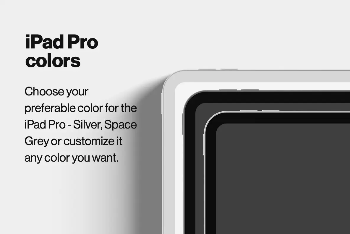 iPad Pro Standard Mockups Graphics YouWorkForThem