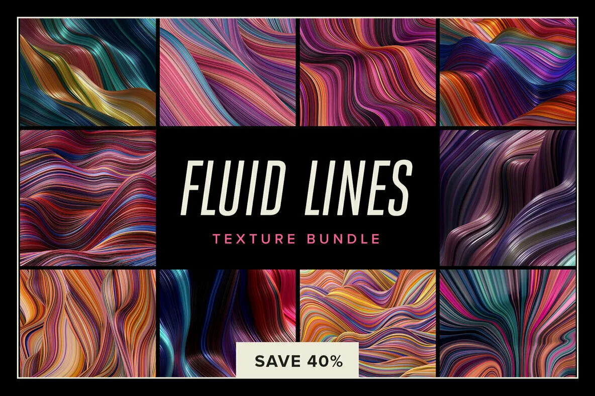 Fluid Lines Texture Bundle