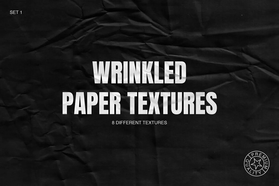Wrinkled Paper Textures