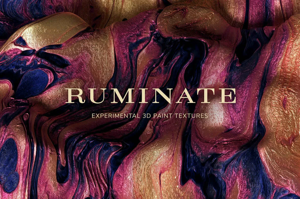 Ruminate – Experimental 3D Paint Textures