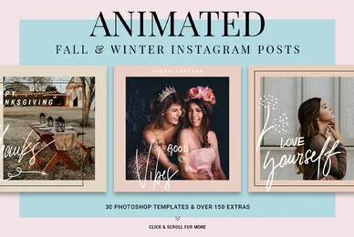 Holiday Animated Instagram Posts