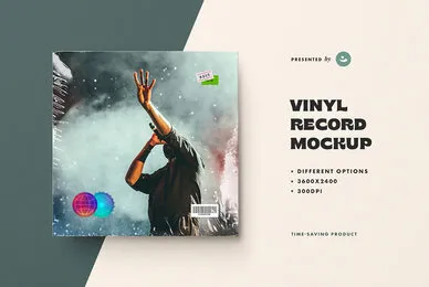 Vinyl Record Mockup