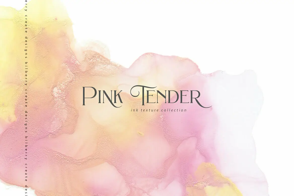 Pink Tender Ink Texture