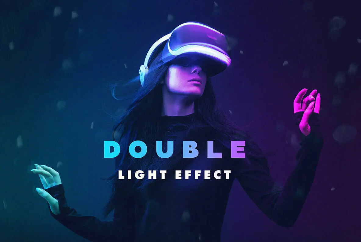 Double Light Photoshop Effect