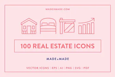 Line Icons     Real Estate