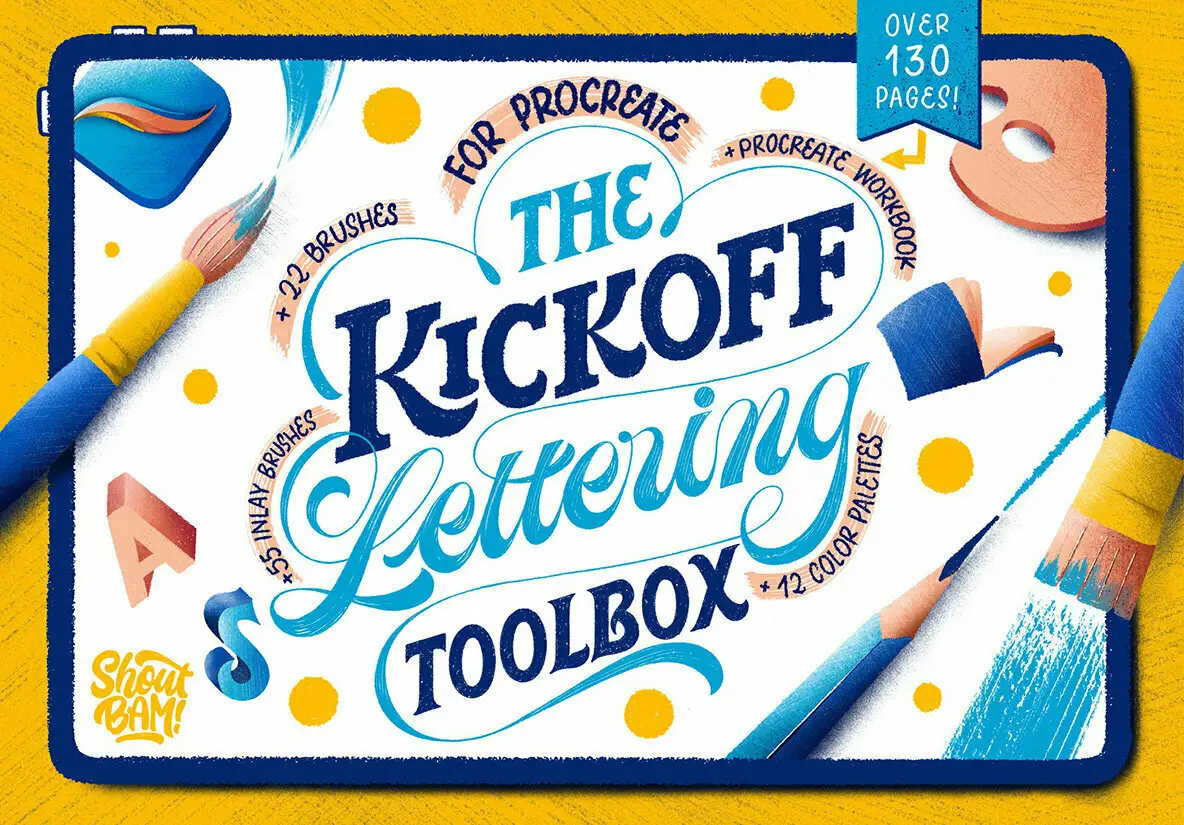 The KickOff Lettering Toolbox