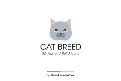 Cat Breed Premium Icon Pack