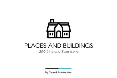 Places and Buildings Premium Icon Pack