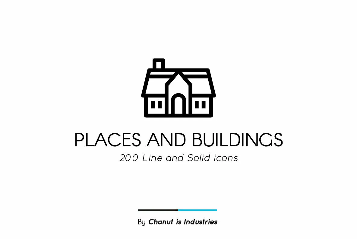 Places and Buildings Premium Icon Pack