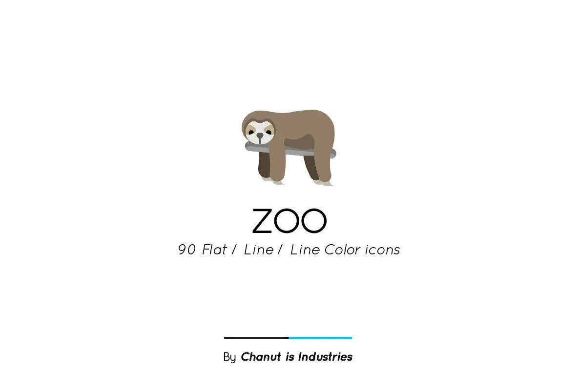 90 Pet Icon Set - Flat Icons