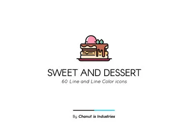 Sweet and Dessert Premium Icon Pack