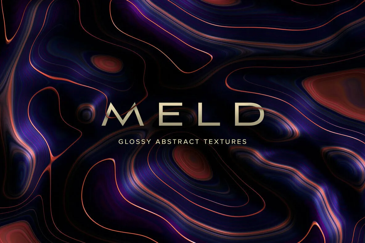 Meld – Glossy Abstract 3D Textures
