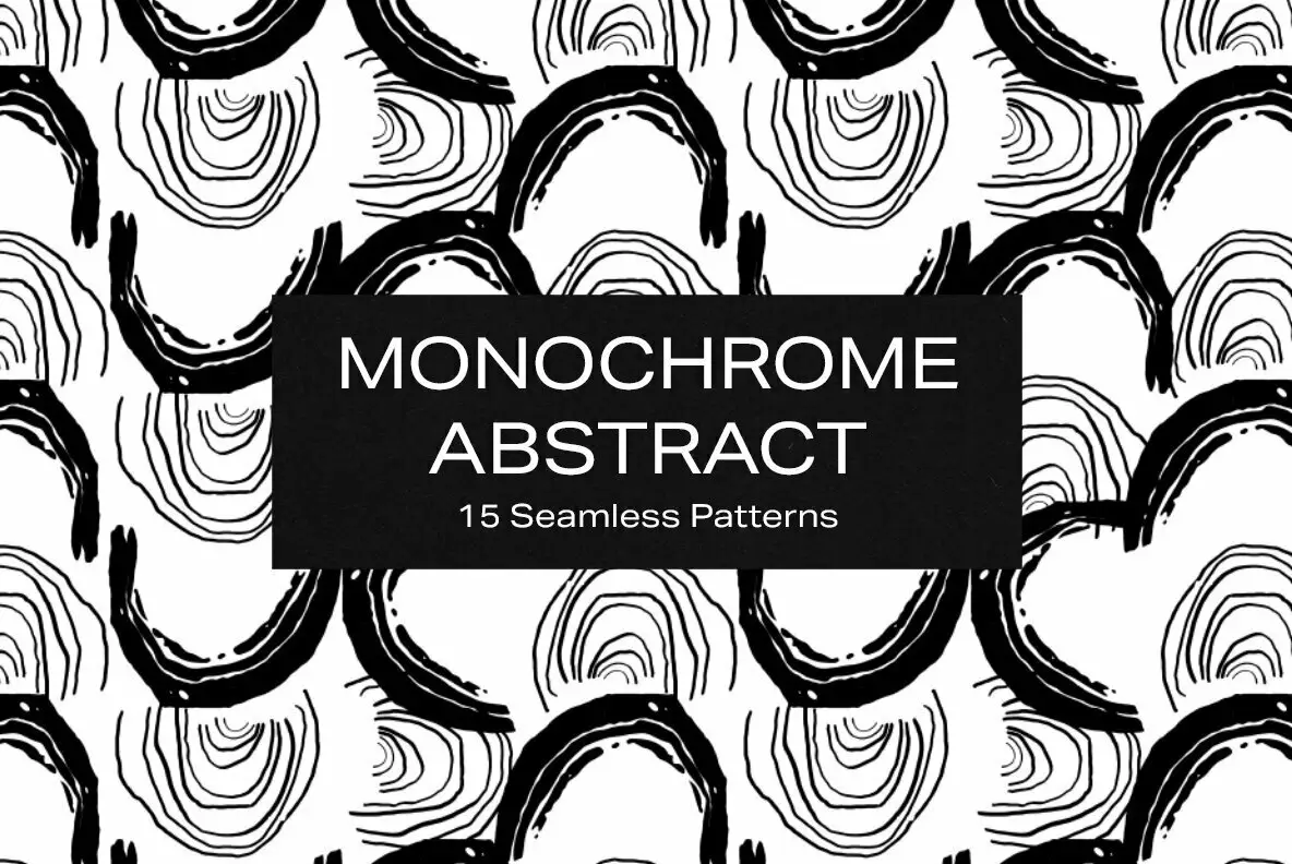 Monochrome Abstract Patterns