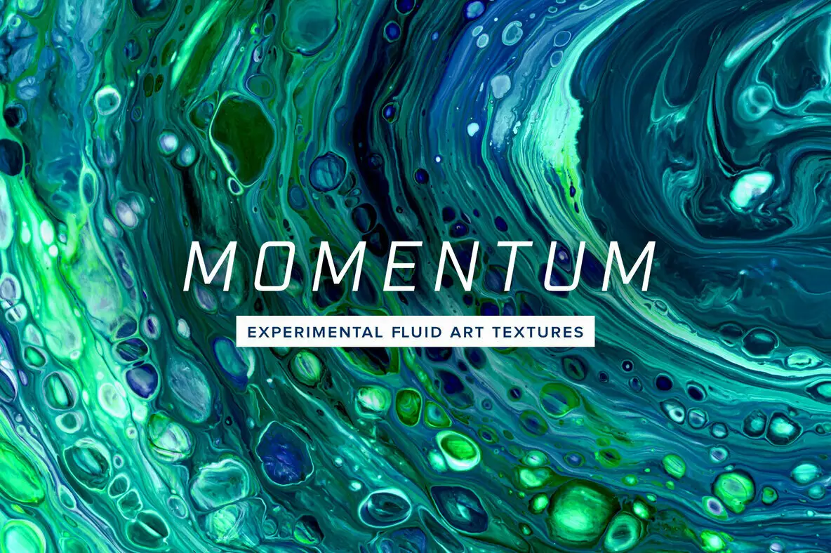 Momentum – 8K Experimental Fluid Art Textures