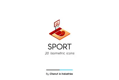 Sport Isometric Icon Pack