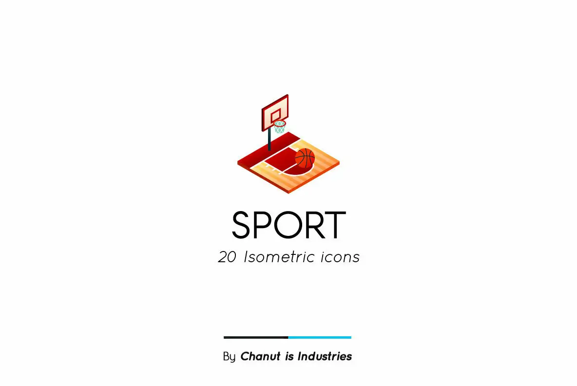 Sport Isometric Icon Pack