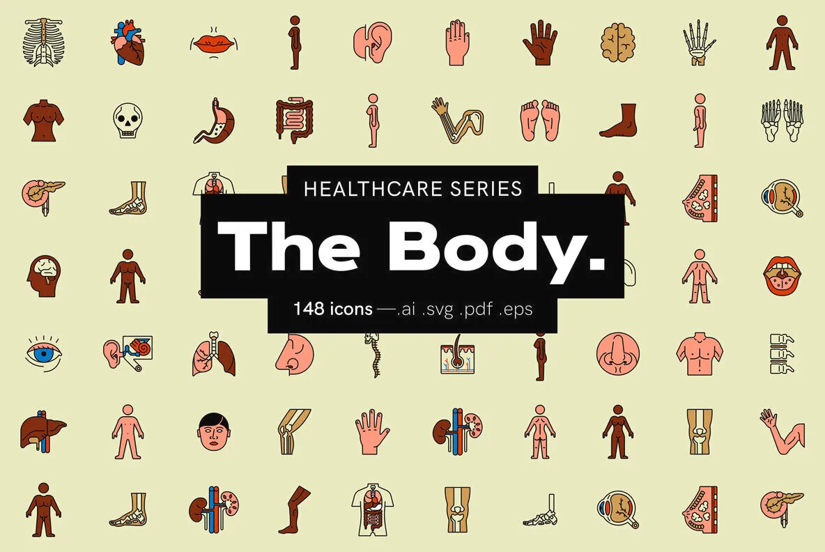 The Body - Healthcare Icons