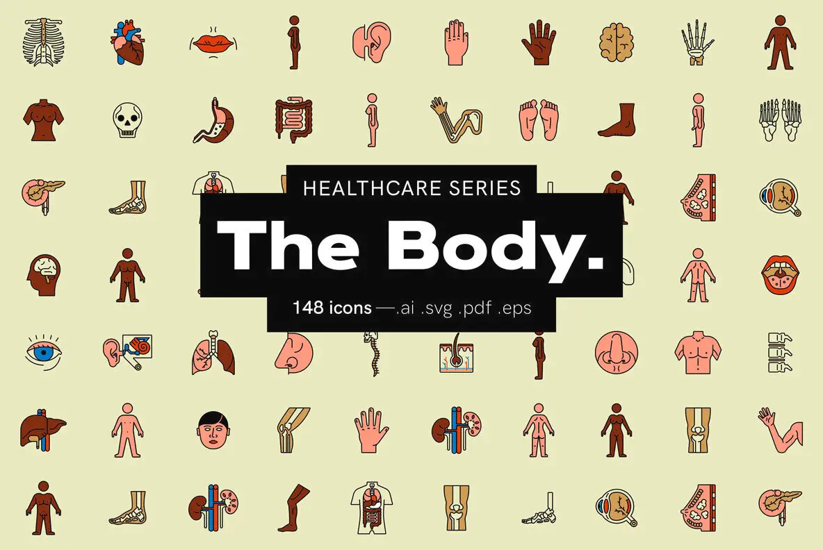 The Body - Healthcare Icons