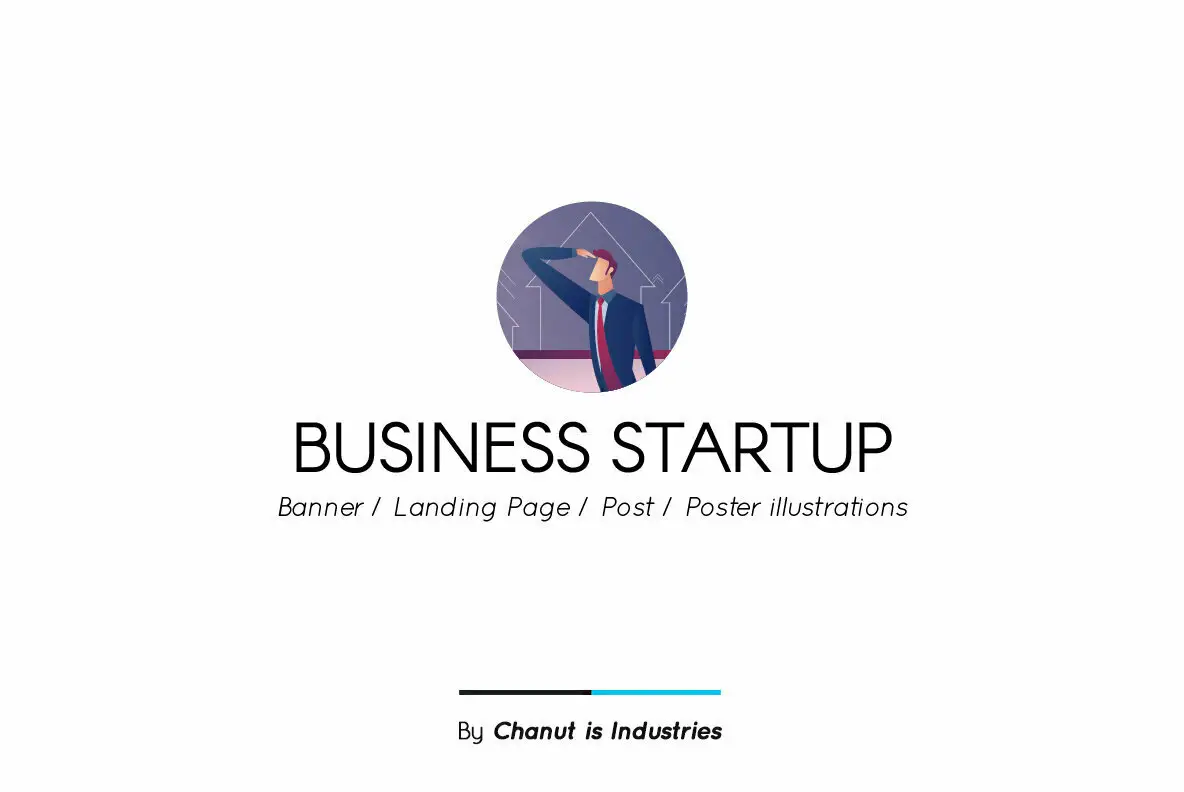 Businessman Startup Premium Illustration Pack