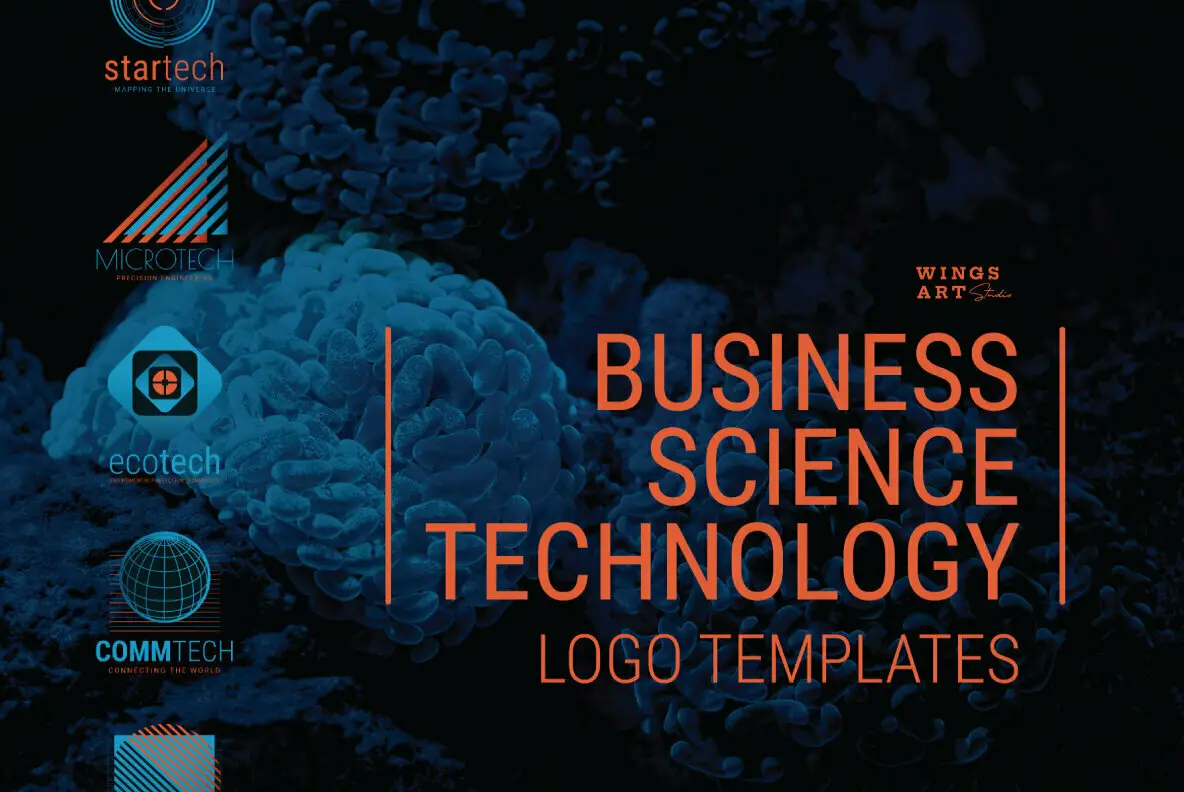 Business Science and Technology Logo Templates