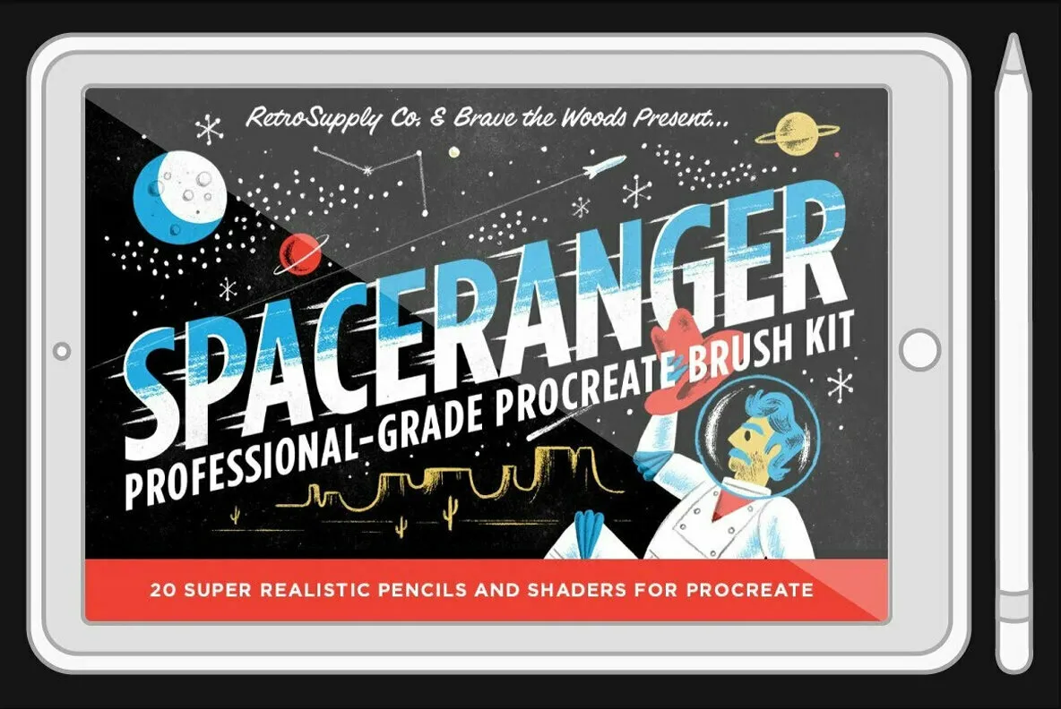 SpaceRanger Brush Pack for Procreate