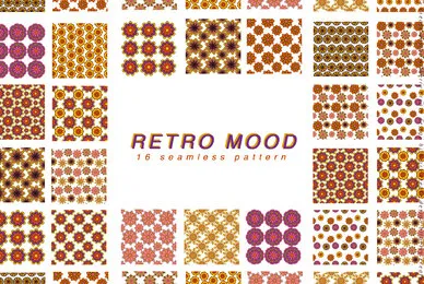 Retro Mood Pattern Set