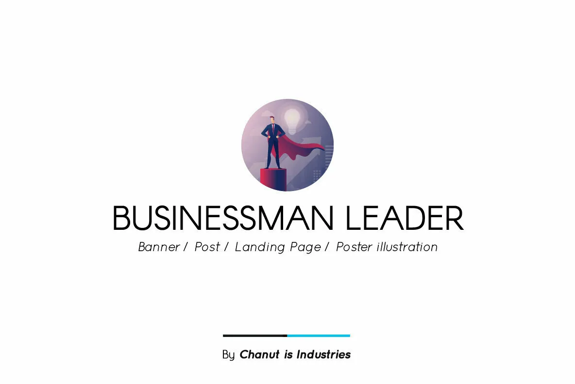 Businessman Leader Premium Illustration pack