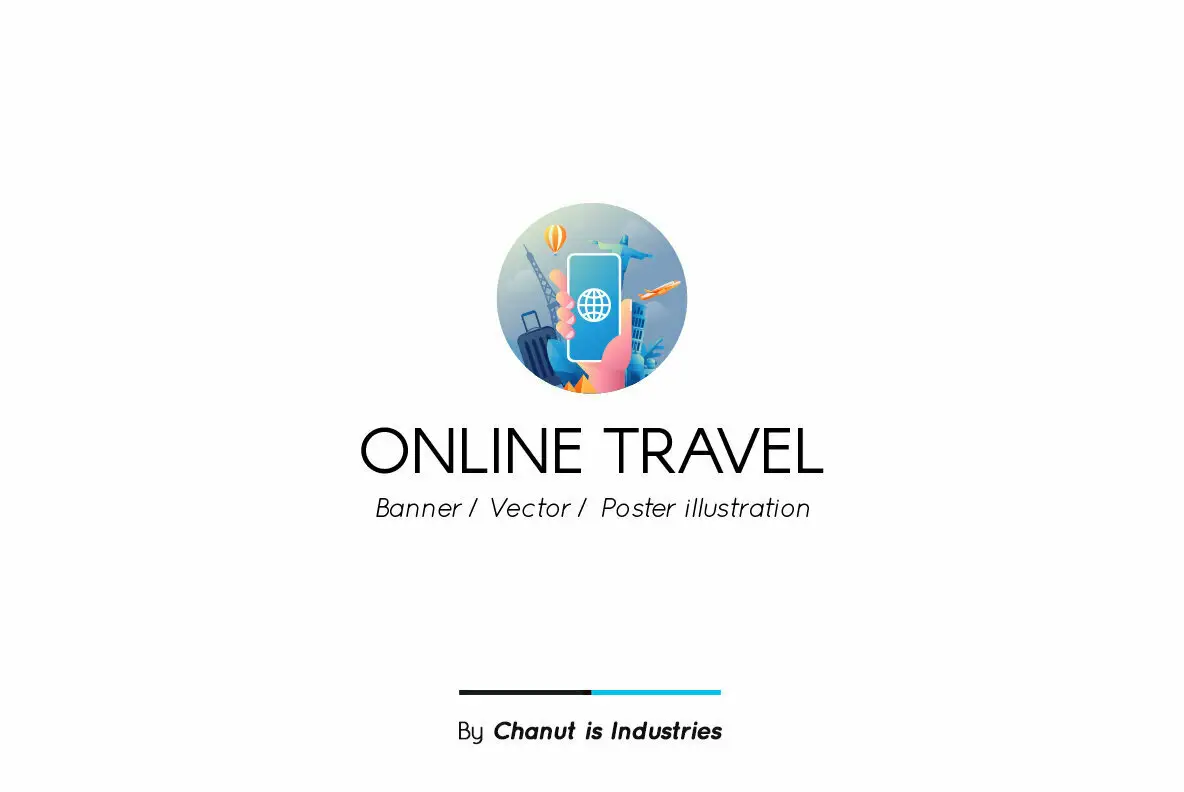 Online Travel Premium Illustration pack