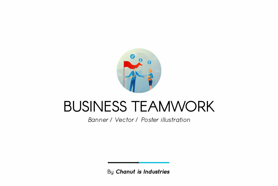 Business Teamwork Premium Illustration pack