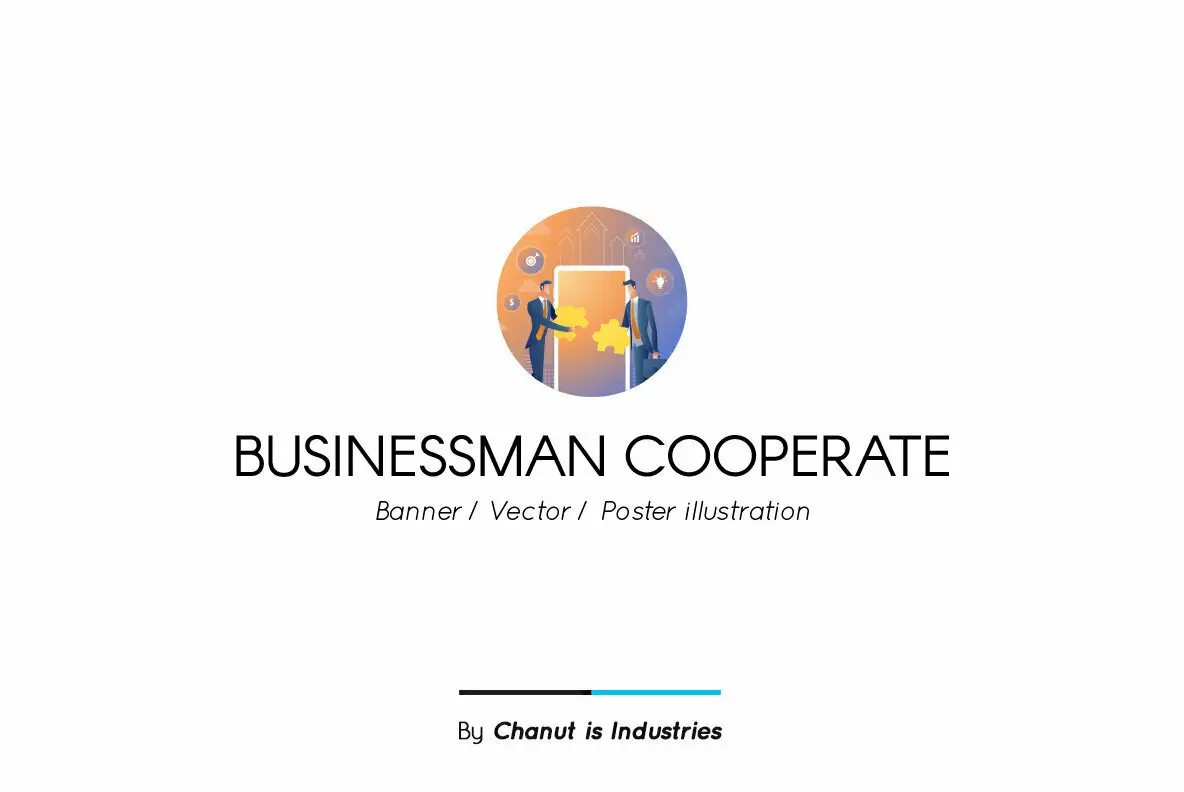 Businessman Cooperate Premium Illustration pack