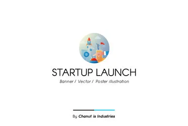 Startup Launch Premium Illustration pack