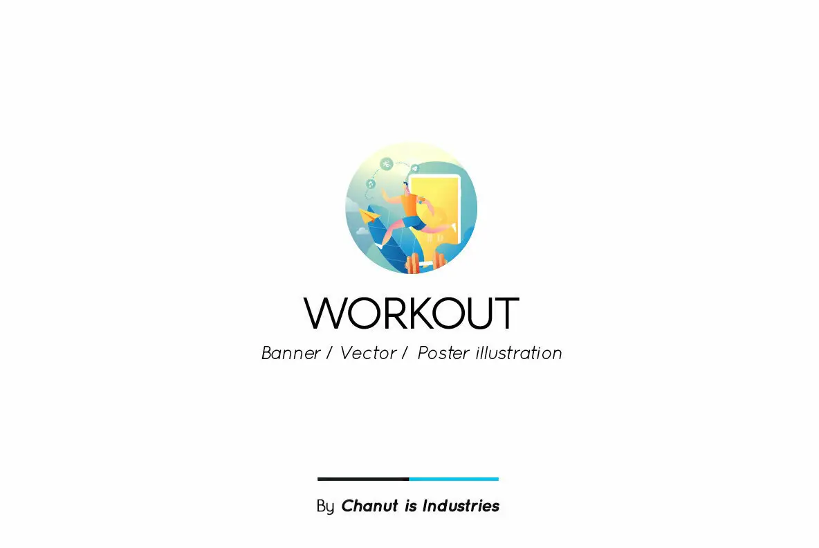 Workout Premium Illustration pack