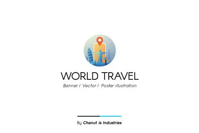 World Travel Premium Illustration pack