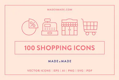 Line Icons     Shopping