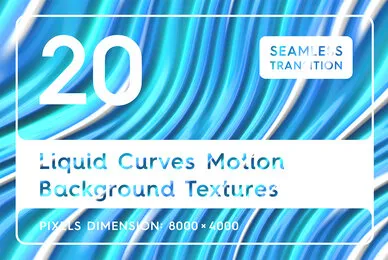 20 Liquid Curves Motion Background Textures