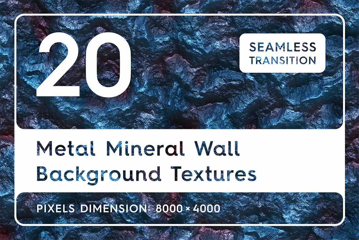 20 Metal Mineral Wall Background Textures