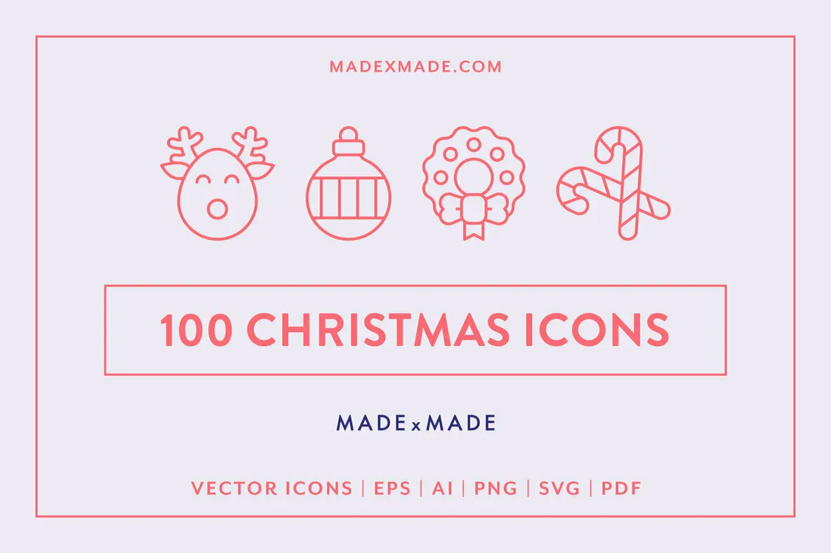 Line Icons – Christmas