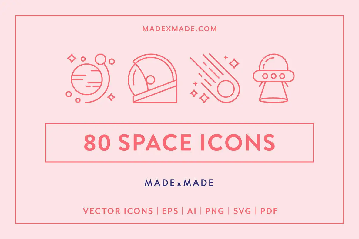 Line Icons – Space