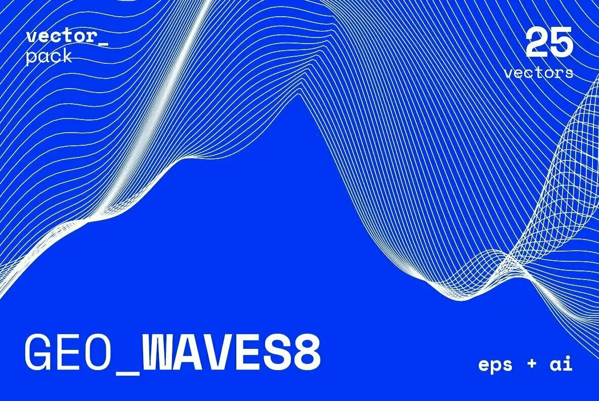 GEO_WAVES8 Vector Pack