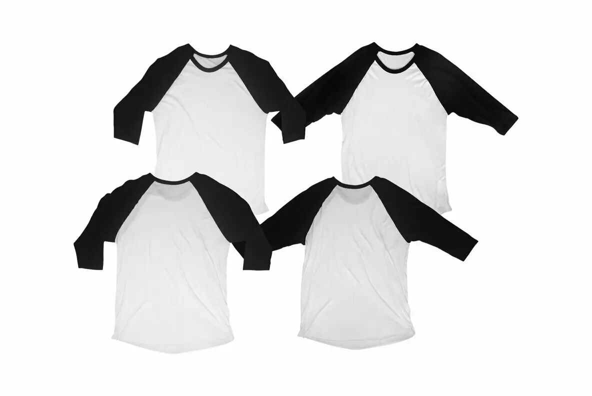 Raglan Shirt Mockups