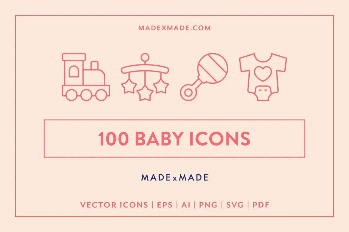 Line Icons – Baby