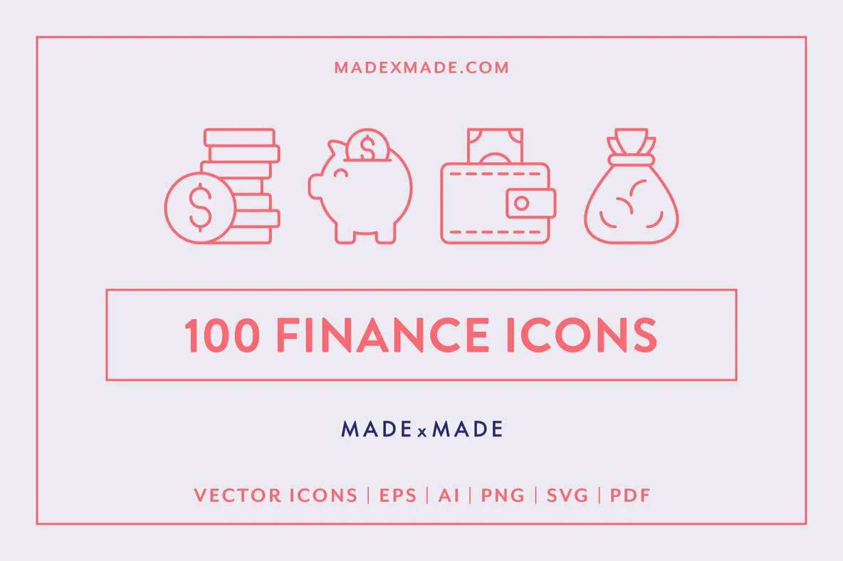 Line Icons – Finance