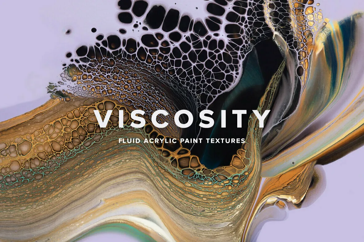 Viscosity – Fluid Acrylic Paint Textures