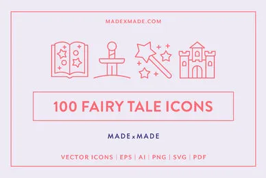 Line Icons     Fairy Tale