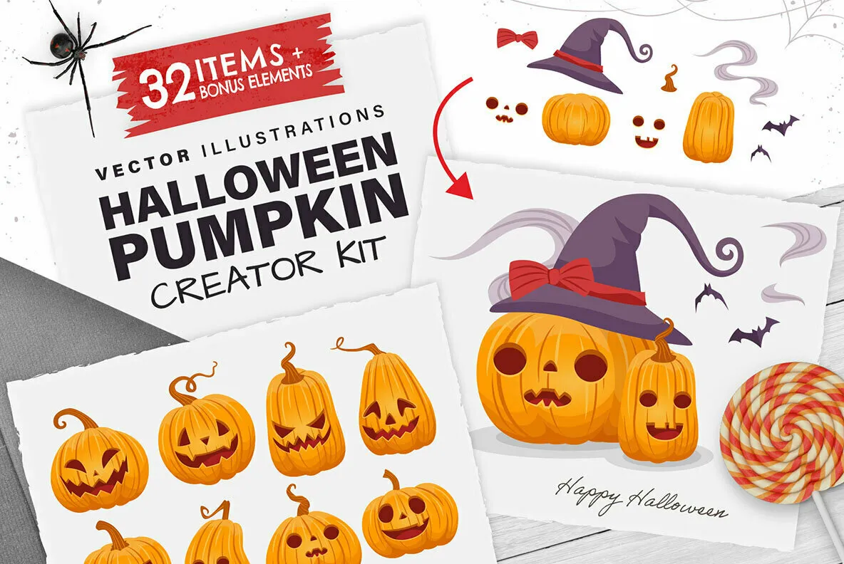 Halloween Pumpkin Creator Kit