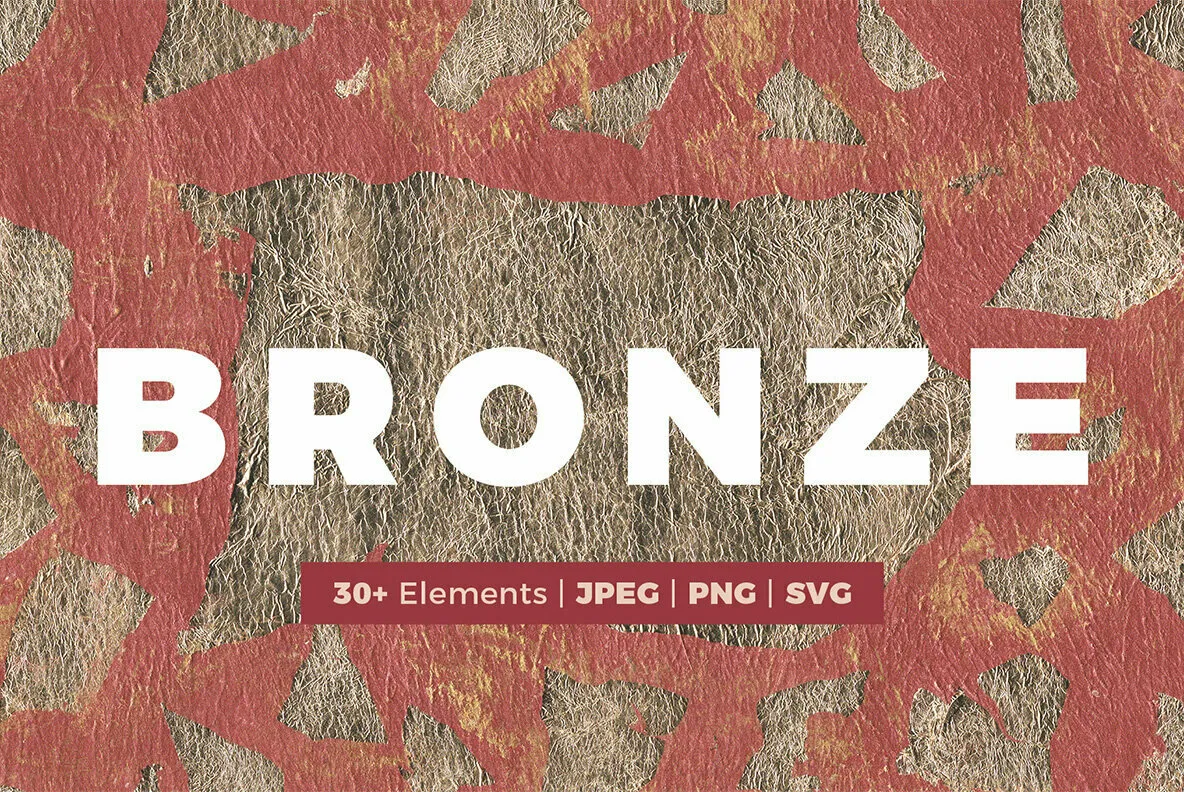 BRONZE - Abstract Gold Texture Backgrounds