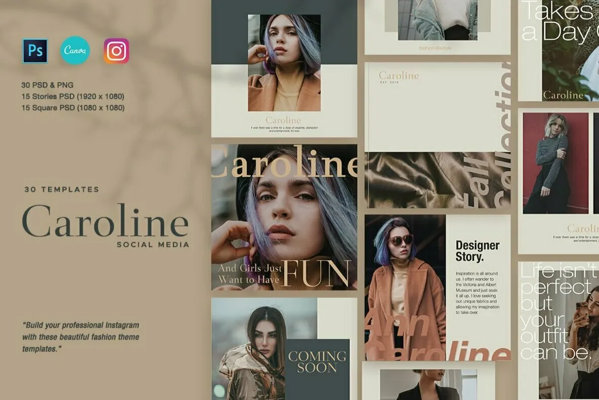 Caroline Instagram Post Stories
