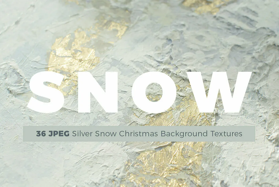 SNOW - Silver Christmas Background Textures